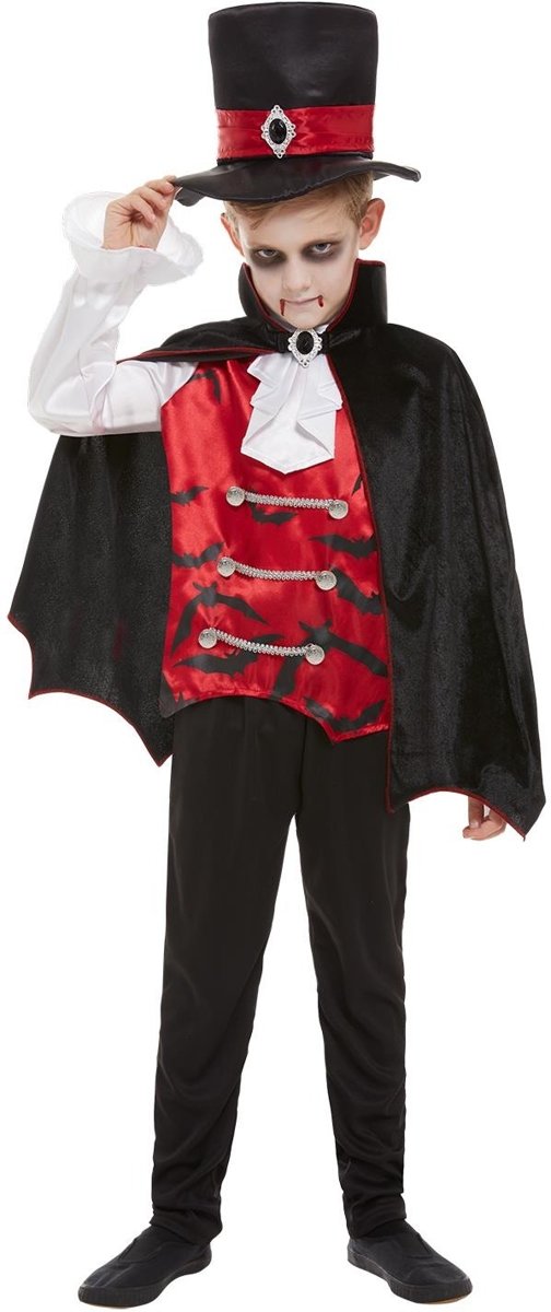 Vampier & Dracula Kostuum | Gruwelijke Graaf Dracula Maurice | Jongen | Large | Halloween | Verkleedkleding